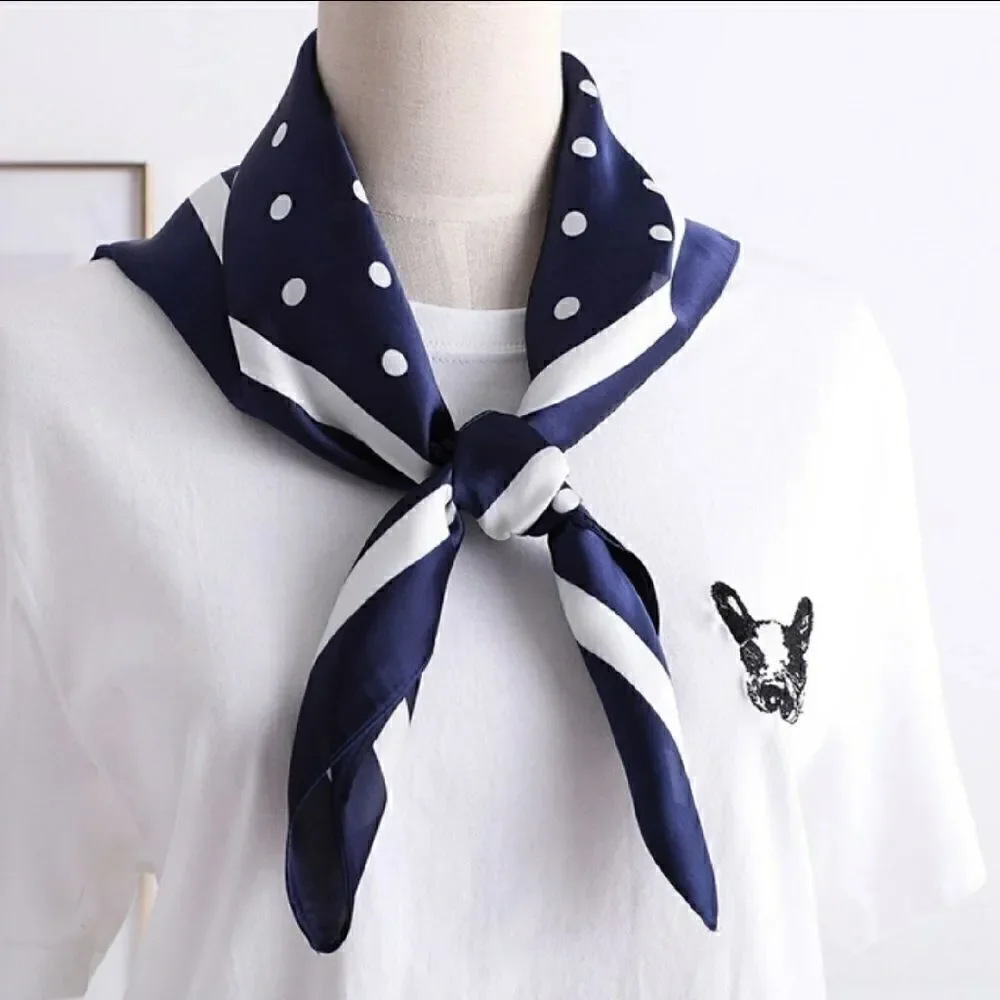 Unique silky scarf